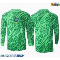 Maglie da calcio Brasile Portiere Prima Maglia Copa America 2024 Manica Lunga